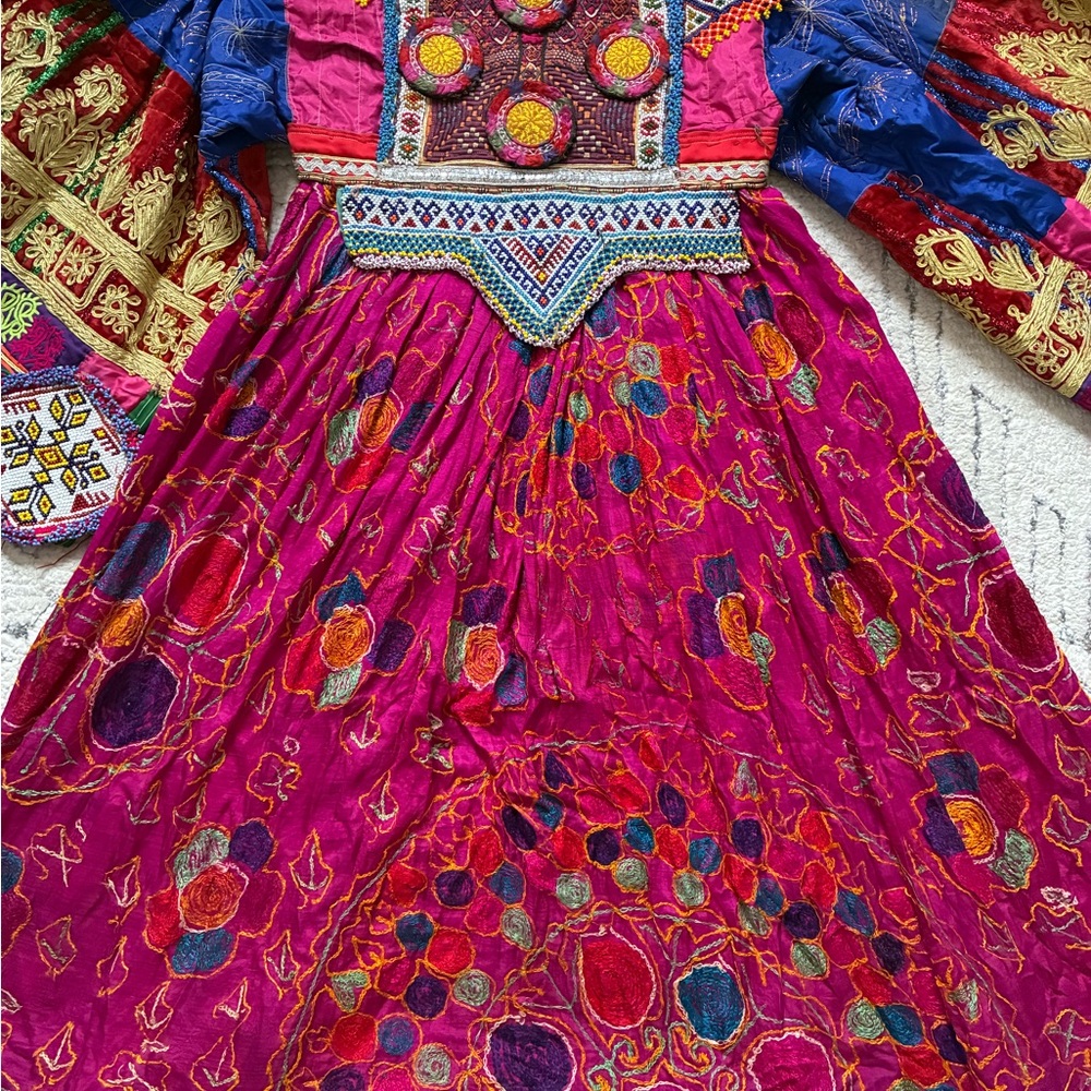Vibrant Embroidered Dress